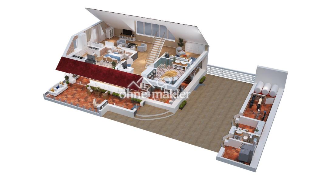 Dollhouse/ Puppenhaus 1. OG