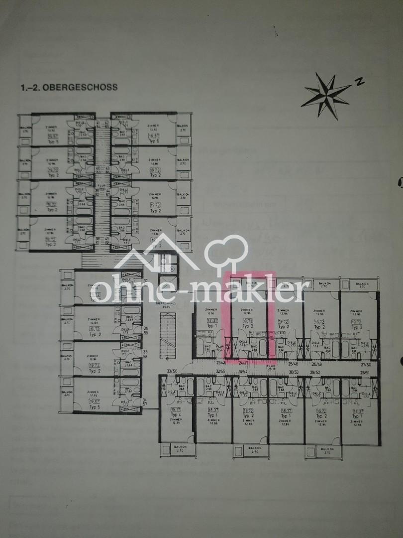 Grundriss der 1ten Etage 