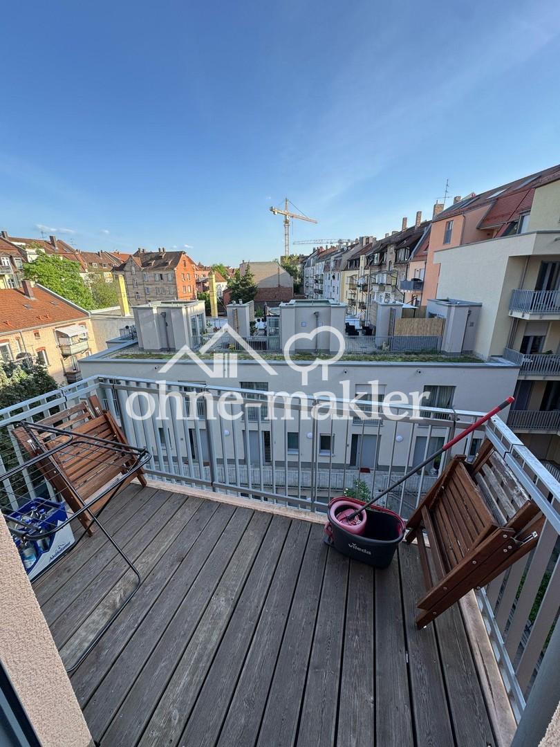 Balkon zum Innenhof