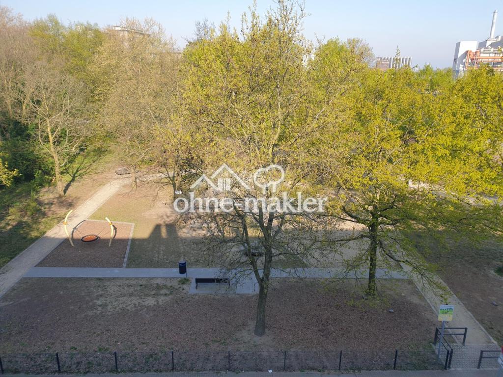 Blick auf den Spielplatz
