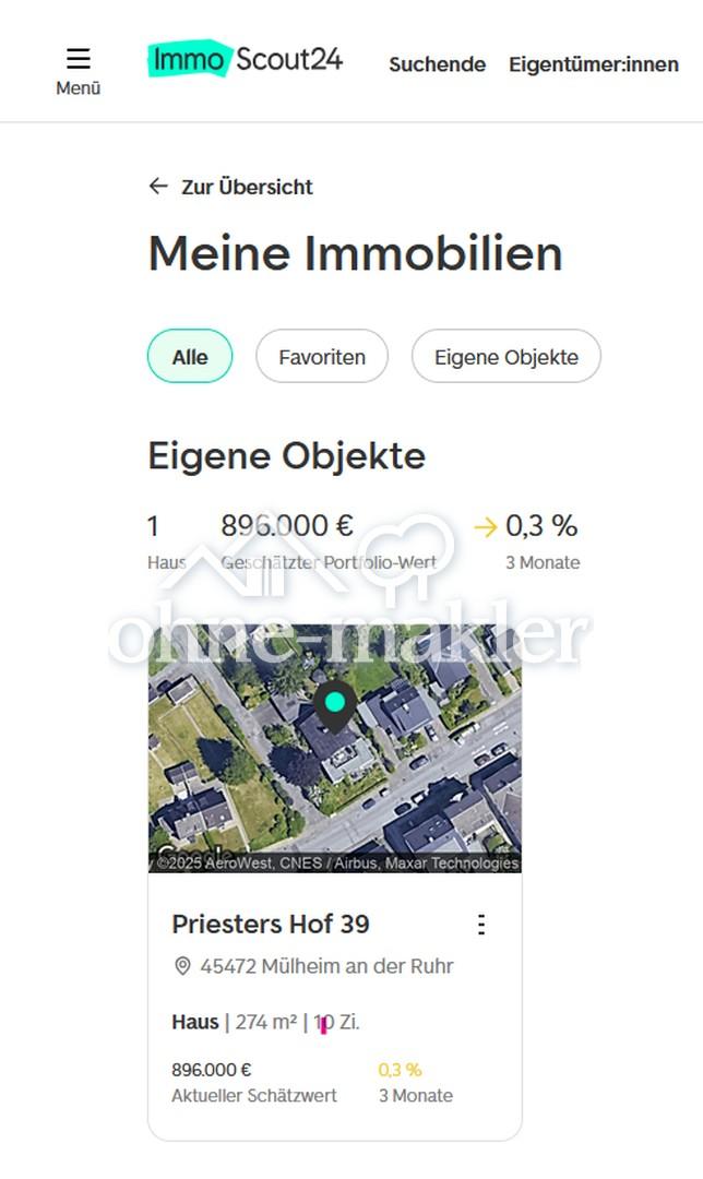 Einwertung durch Immoscout