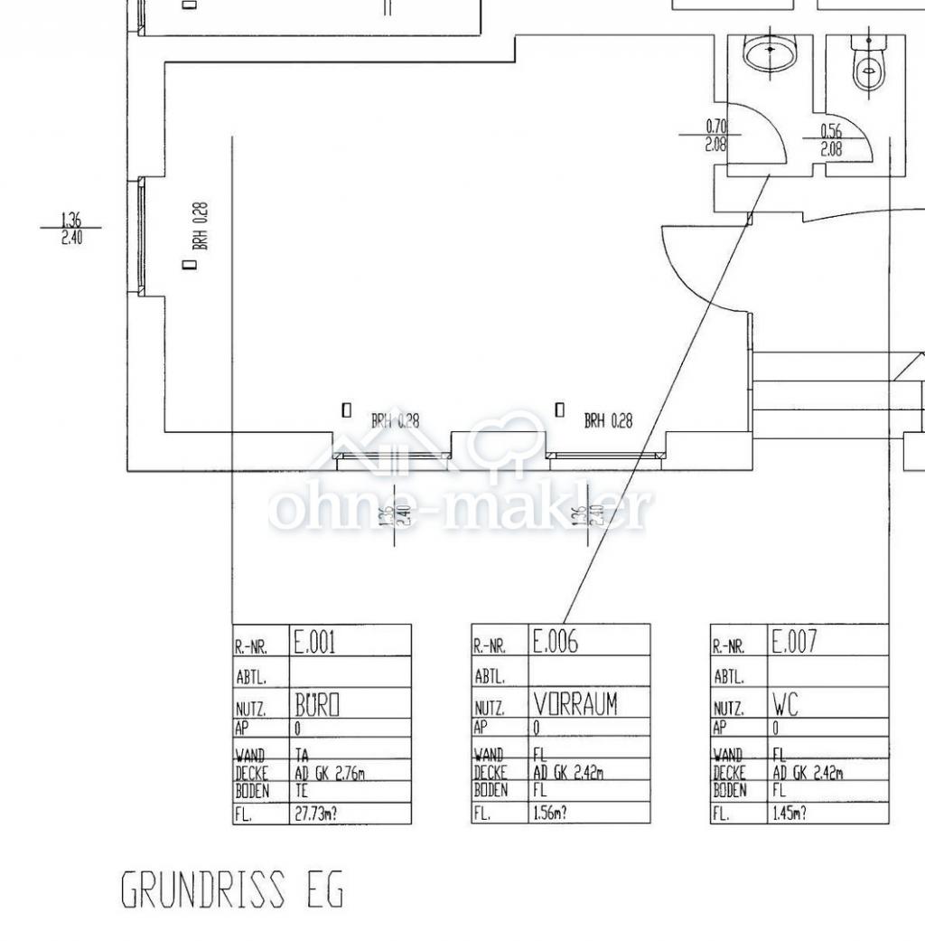 Grundriss EG Links