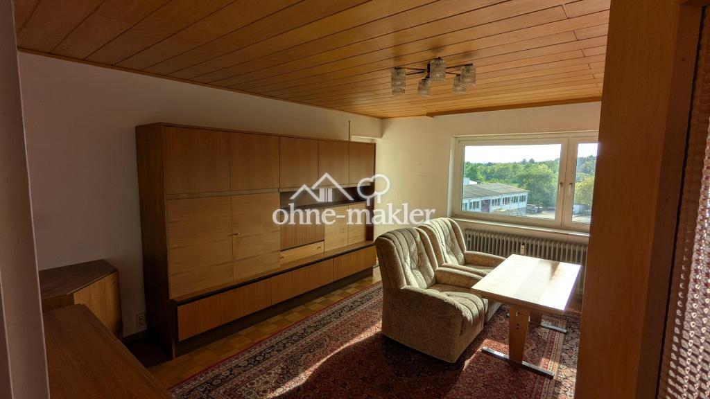 Wohnzimmer mit West-Fenster