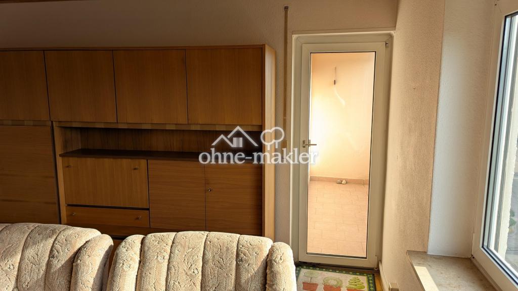 Balkontür im Wohnzimmer