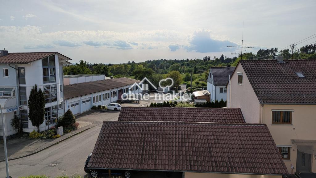 Blick vom Balkon nach Westen