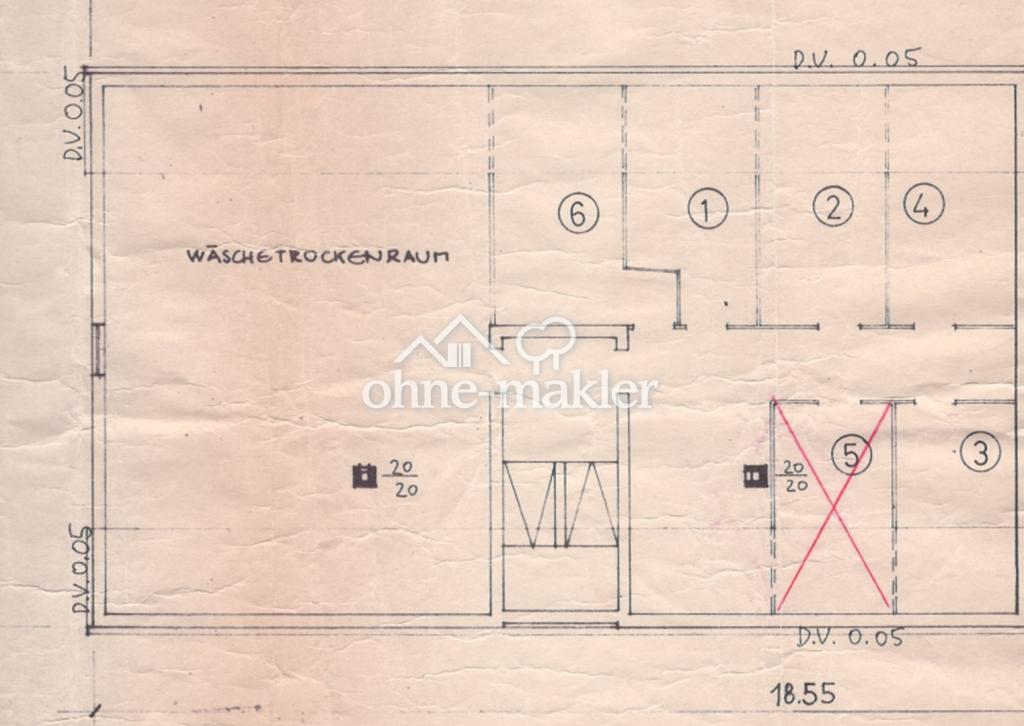 Grundriss Dachboden