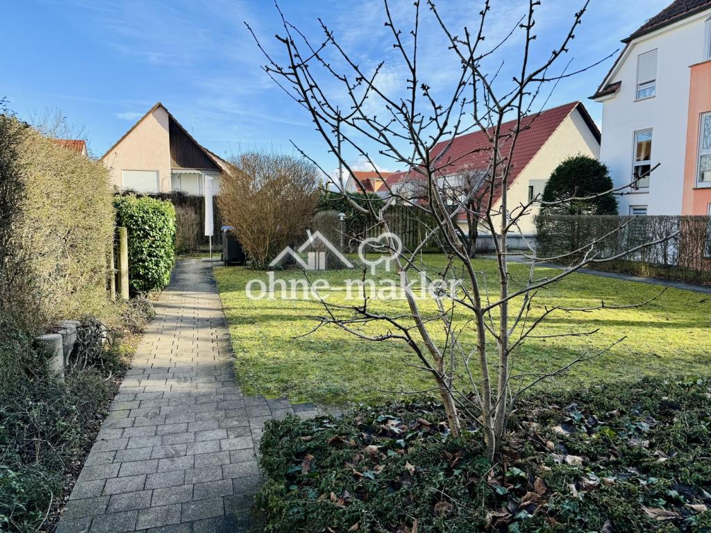 ruhiger Gemeinschaftsgarten