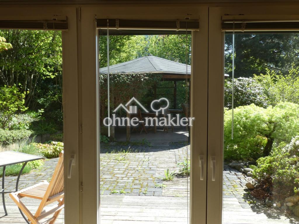 Blick aus dem Wohnzimmer
