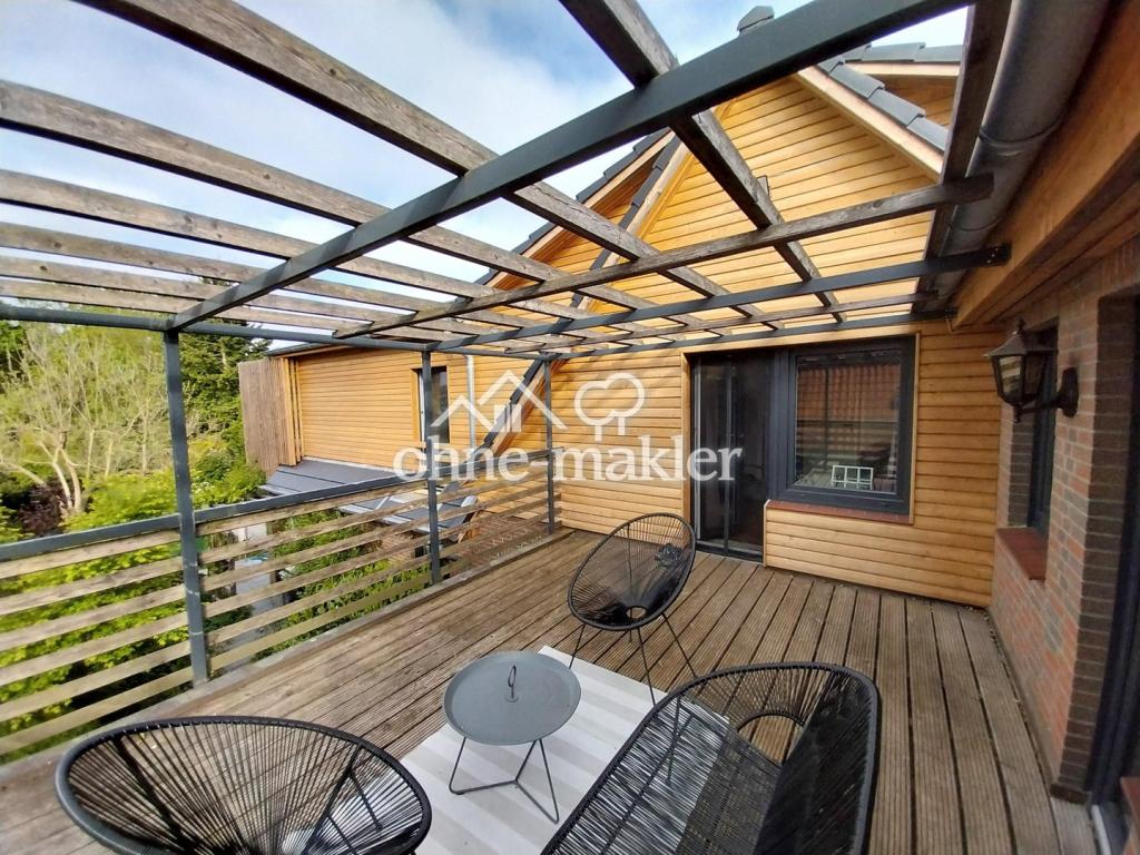 Dachterrasse Eingang zu Praxis
