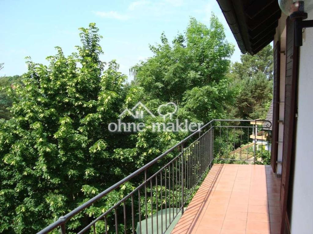 Blick vom Balkon