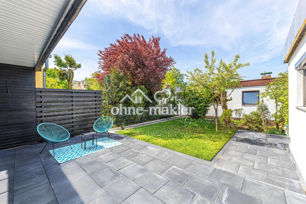 Sonnige Terrasse