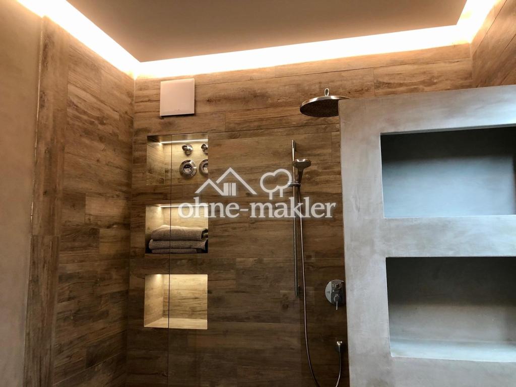anderer Blick auf die Dusche