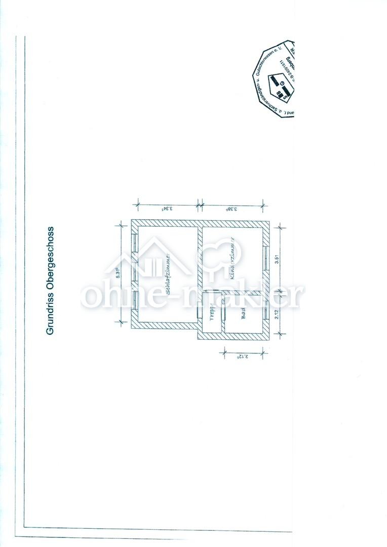 Grundriss Obergeschoss