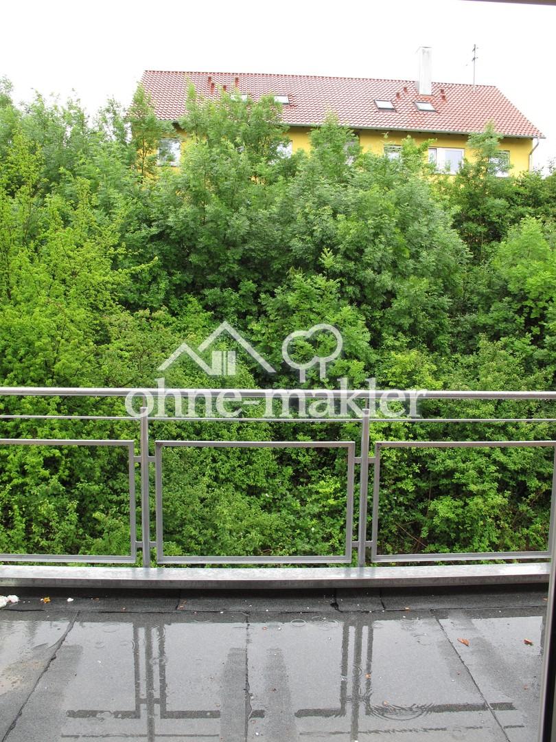 Blick vom Balkon