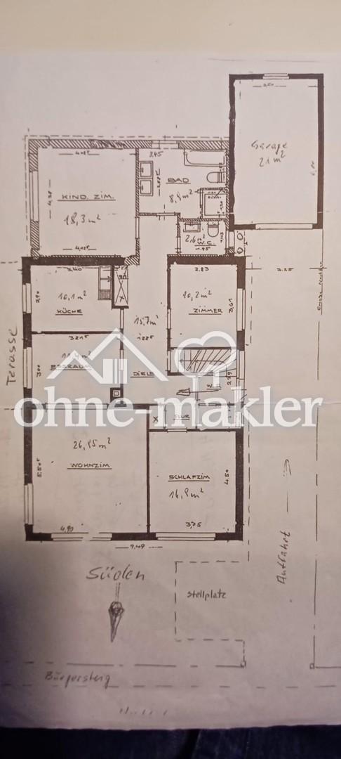 Grundriss EG Wohnung