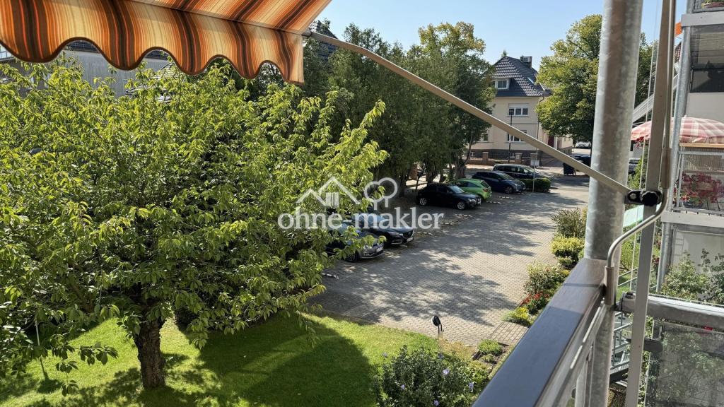 Blick auf den Parkplatz