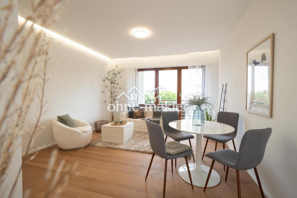 Lichtdurchfluteter Wohnraum