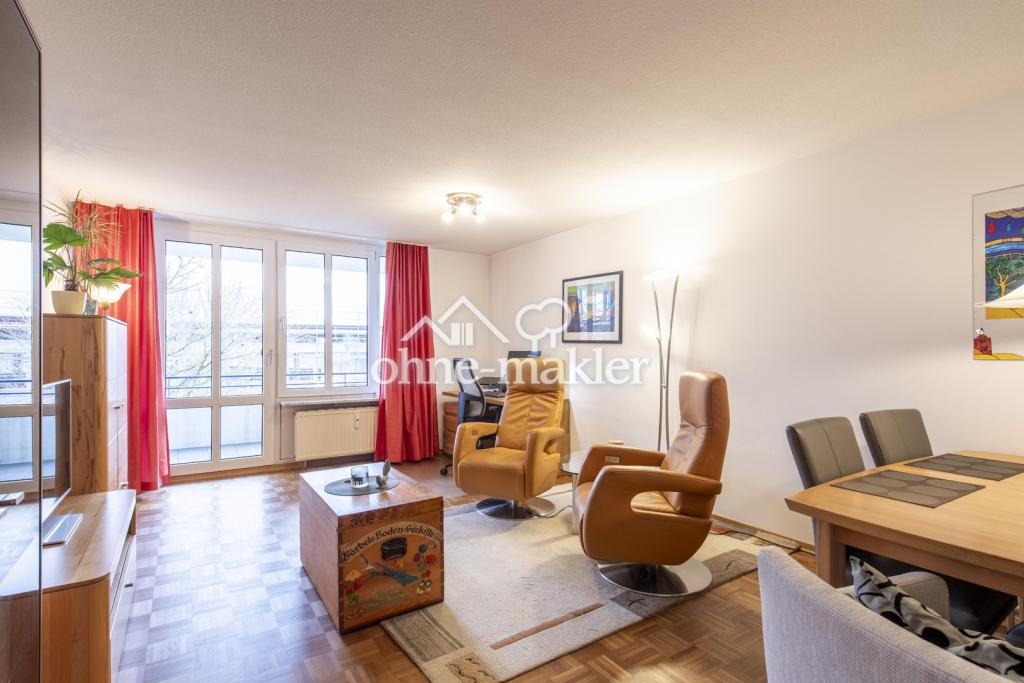 Sofort verfügbar! - Schöne, helle 2-Zimmer-Wohnung mit Tageslichtbad und Balkon sowie Tiefgarage - Photo 1