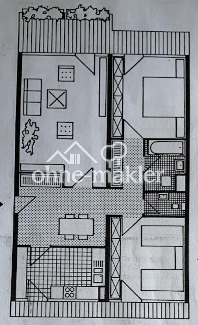 Grundriss aus Baujahr 