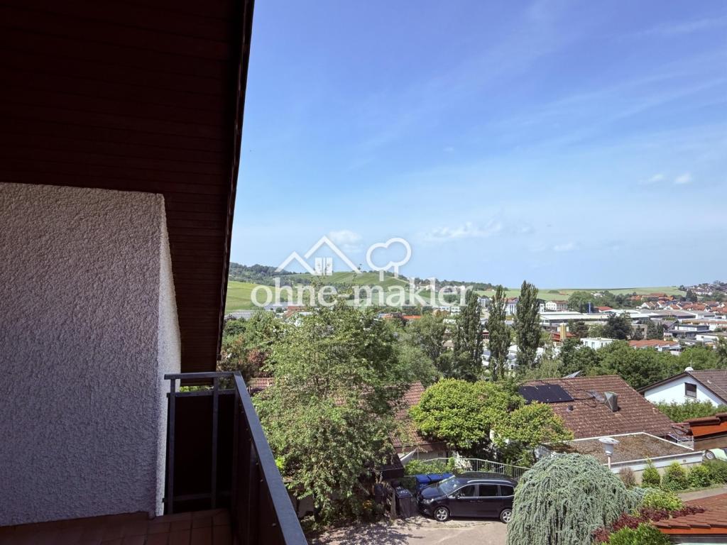 Blick von Balkon Kinderzimmer 