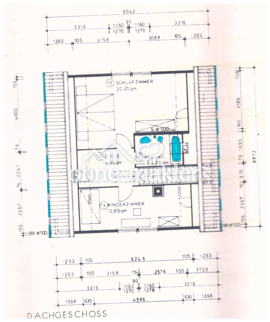 Grundriss Obergeschoss