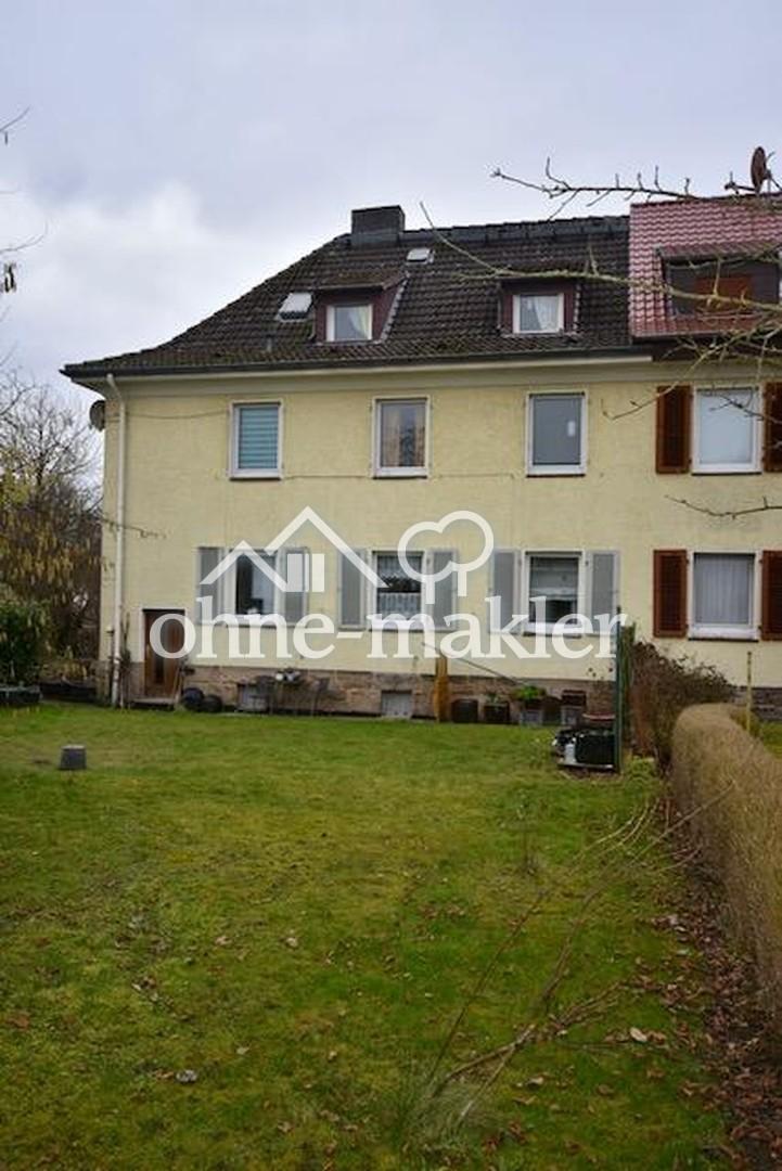 Seitansicht vom Garten her