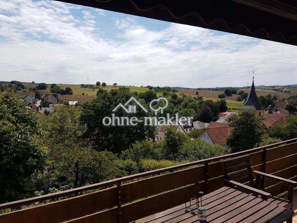 Ausblick aus der Hauptwohnung