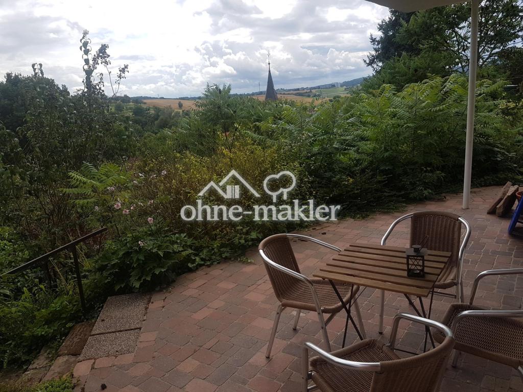 Ausblick von der Terrasse