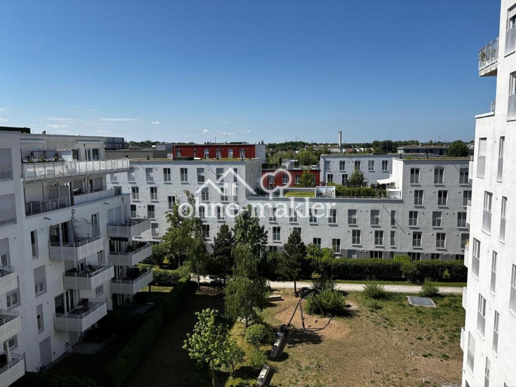 Blick vom Balkon