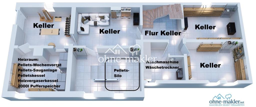 KG Werkstatt, Lager, Heizung 