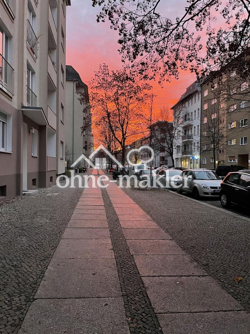 Blick auf die Guerikestraße