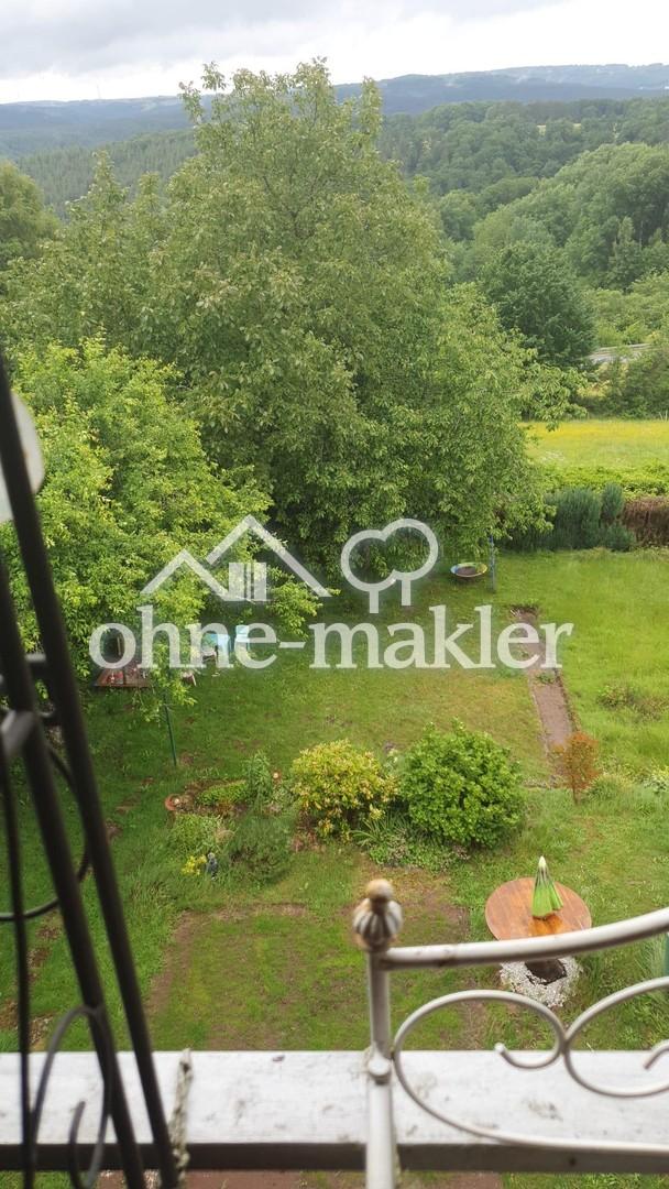 Blick von DG auf Garten