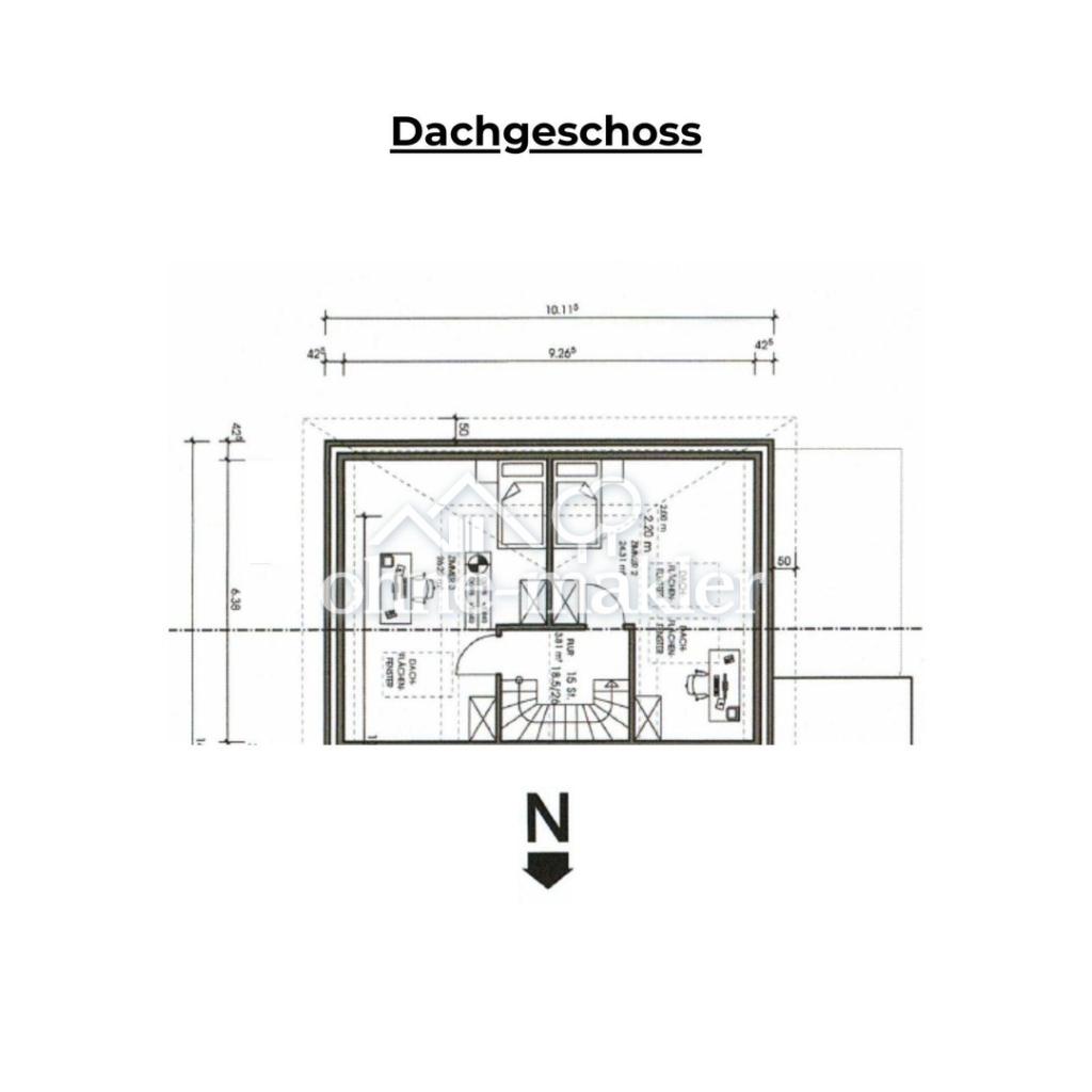 Grundriss Dachgeschoss