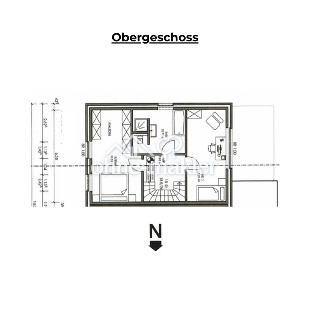 Grundriss Obergeschoss
