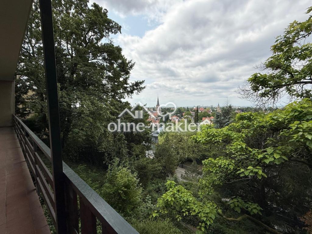 Blick vom Balkon