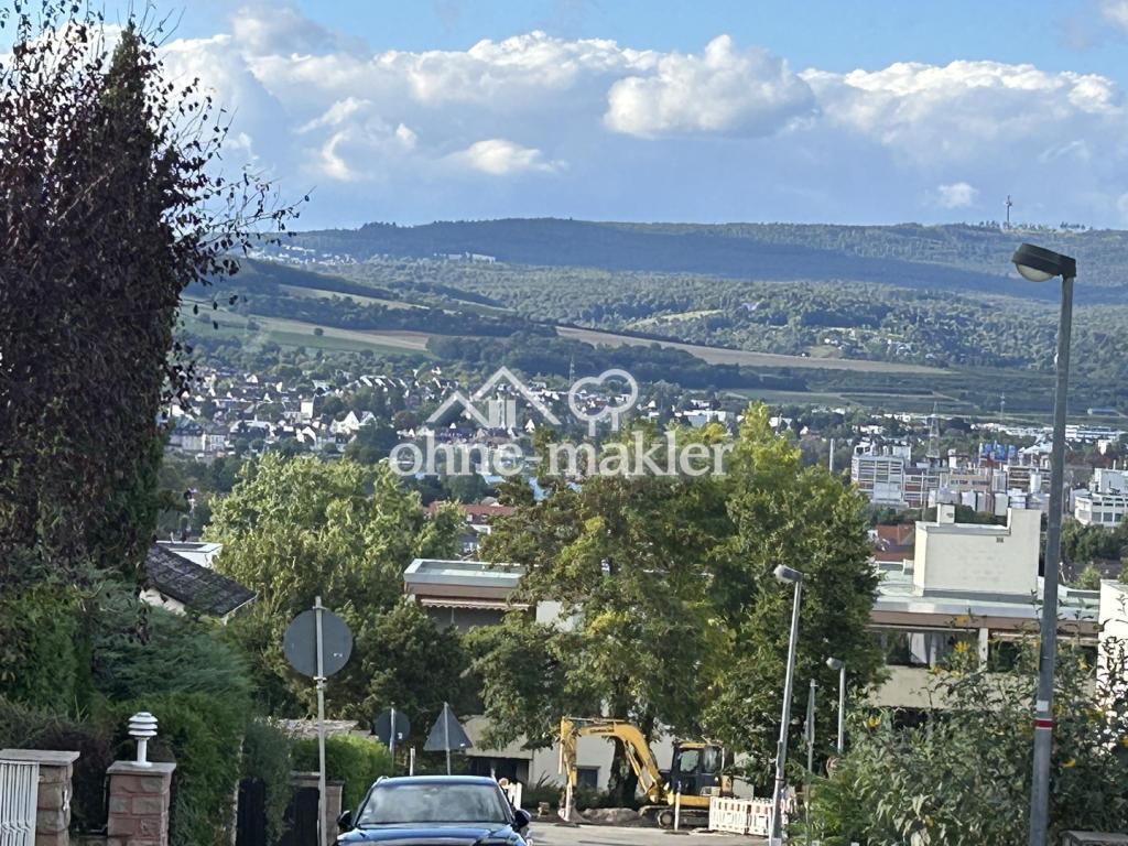 Blick vom Grundstück
