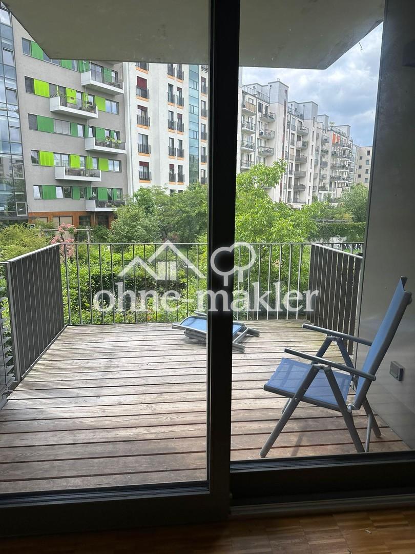 Blick auf Loggia