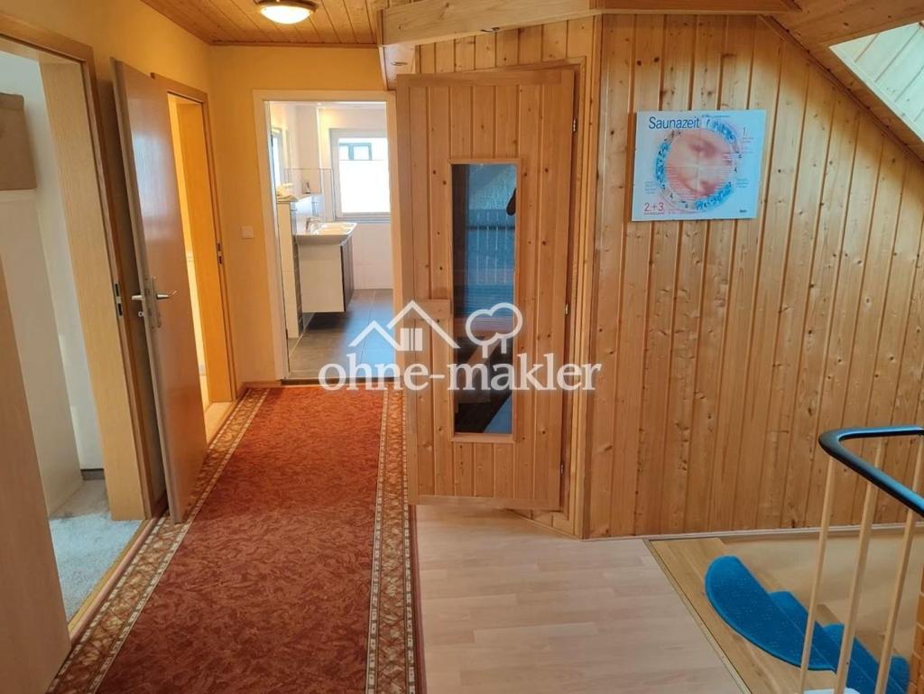 Flur oben mit Sauna