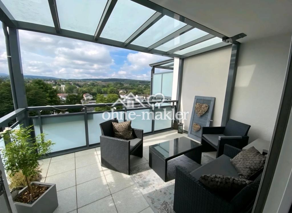 Balkon mit Aussicht