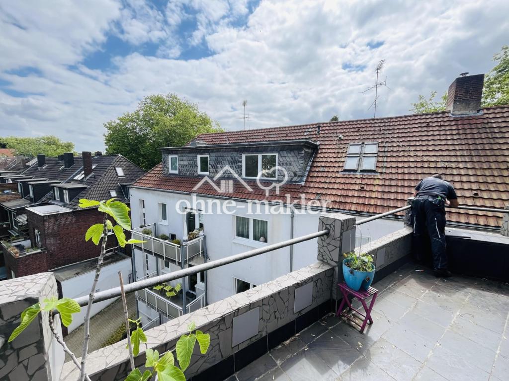 Sonnige Dachterrasse