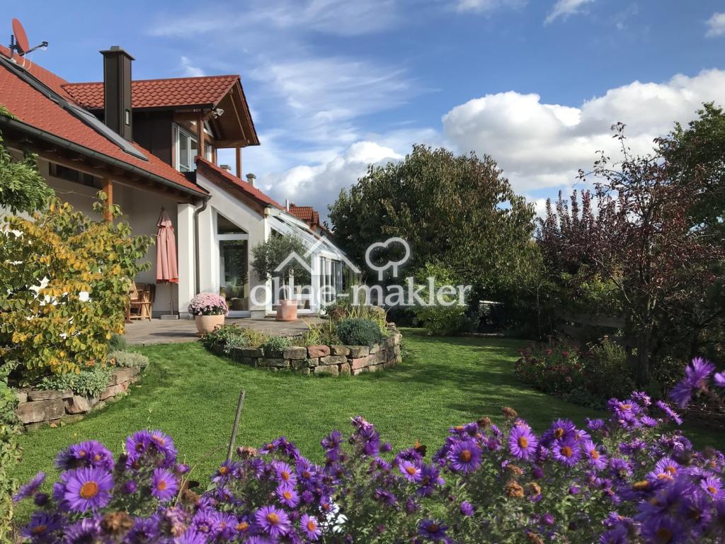 Rückansicht Garten