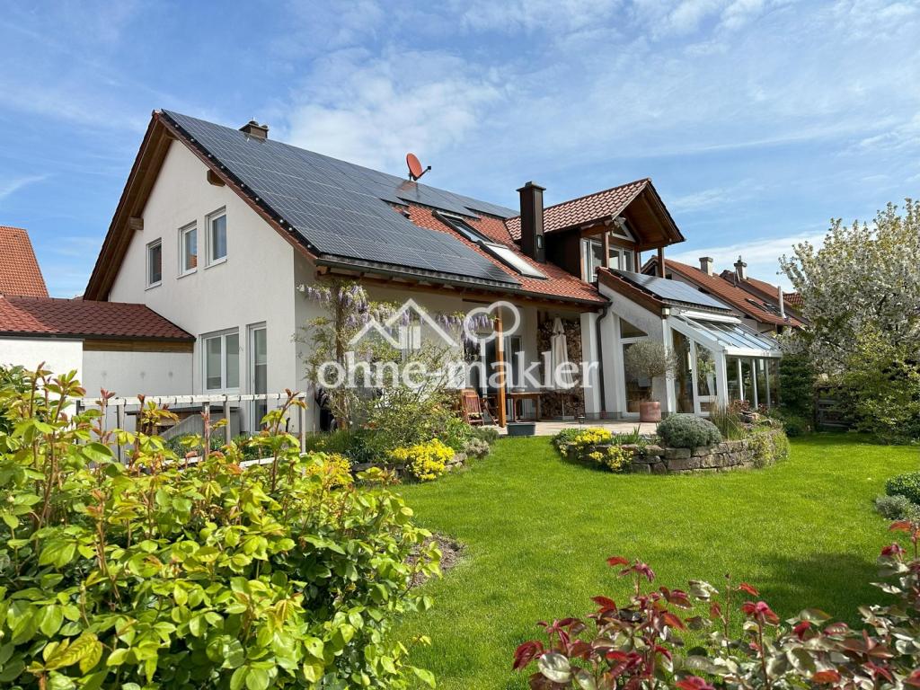 Rückansicht Garten