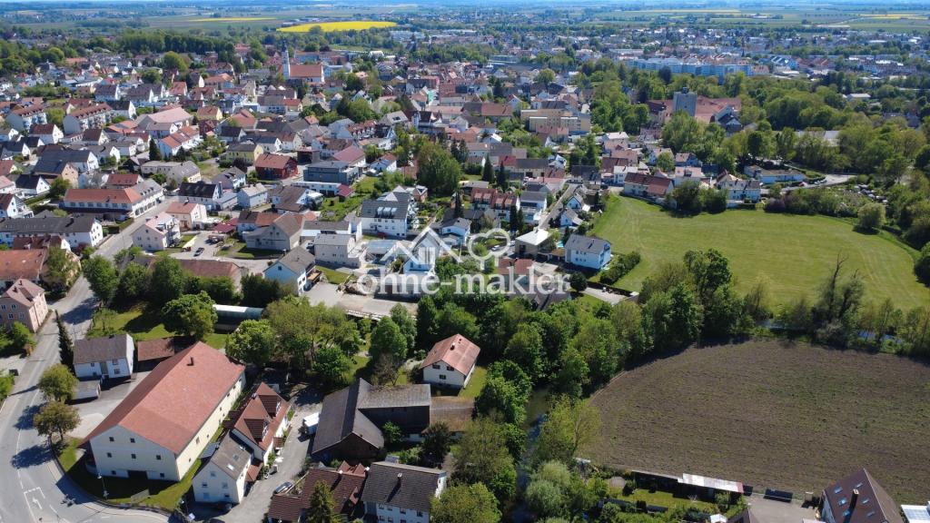 Mering von oben