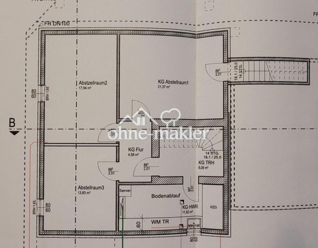 Grundriss Keller
