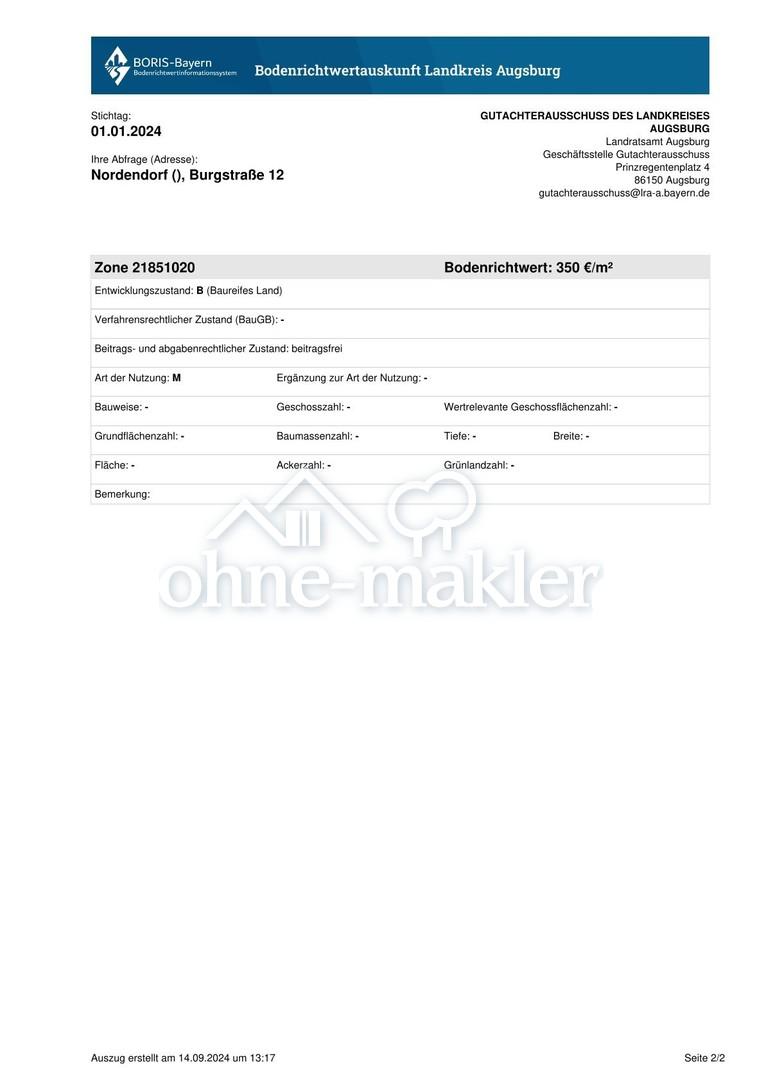 Bodenrichtwert Seite 2