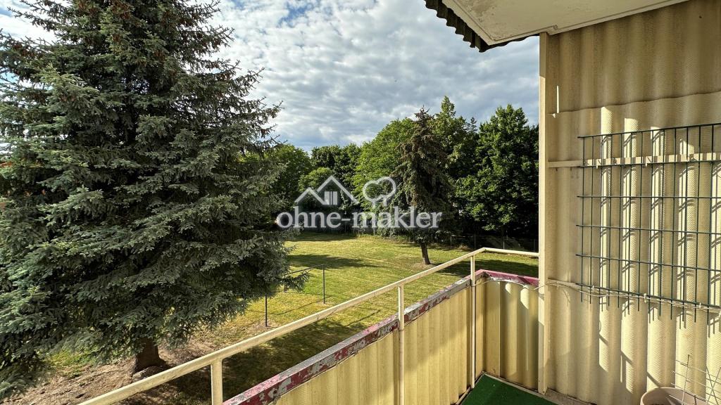 Blick vom Balkon