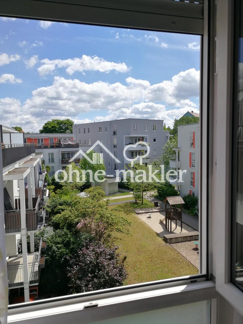 Blick aus Schlafzimmerfenster