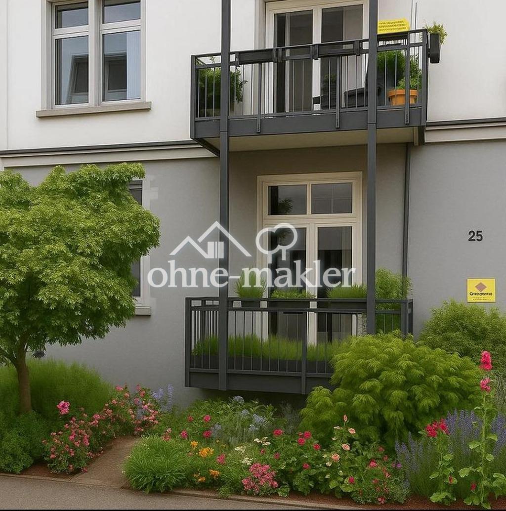 Visualisierung Fassade Balkon