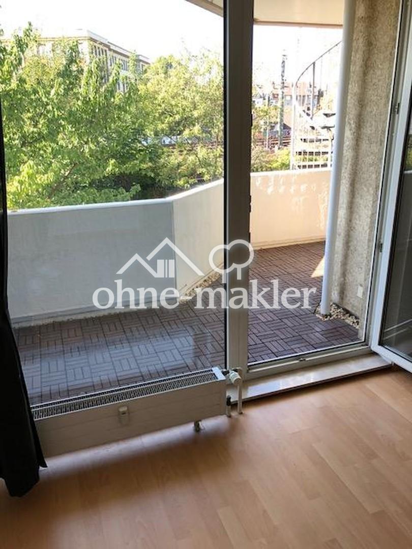 Zugang zum großen Balkon
