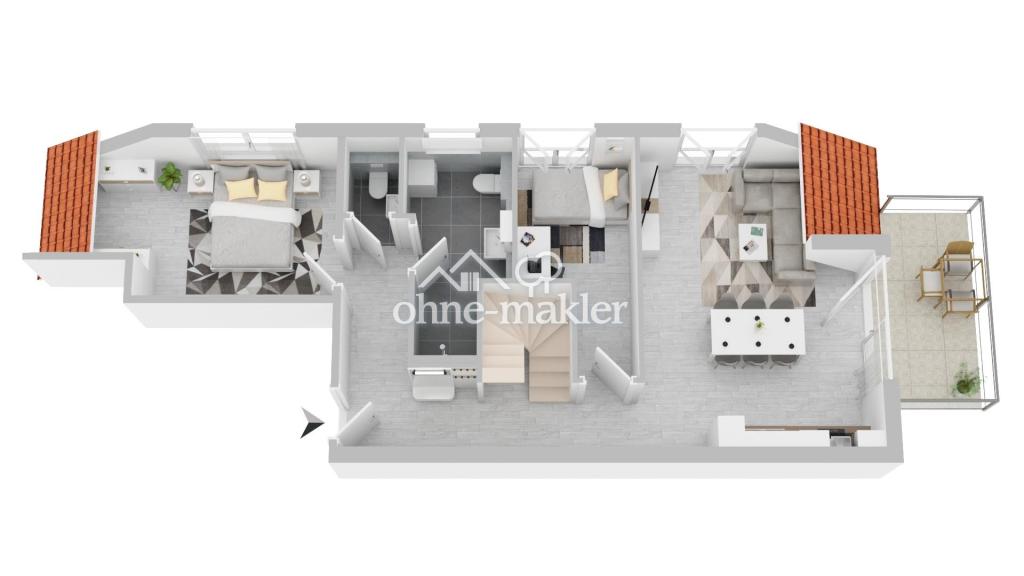 3D-Grundriss 1. DG
